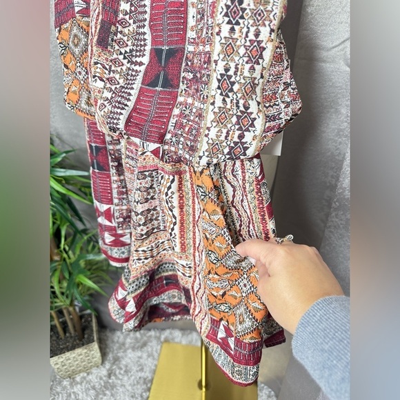 NWT Anthropologie Bishop + Young Desert Boho Print Halter Romper Multicolor Sz S - Picture 7 of 11